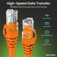 thumbnail image 3 of Cable Ethernet Cat6 GEARit de 0,15 m, paquete de 20, naranja, 3 of 7