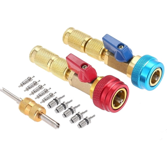 13/ 31Pcs R134A A/C Valve Core Remover Installer Tool Set with Service Cores