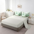 thumbnail image 5 of Feelyou Cute Sea Turtle Bedding Comforter Set 7pcs for Teen, Kawaii Coral Starfish King Bedding Sets, Green Watercolor Reversible Bed Sheets, Super Cozy Room Decor, 5 of 8