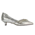 thumbnail image 3 of XY London Womens Kirsty Rhinestone Kitten Heel Court Pumps, 3 of 5