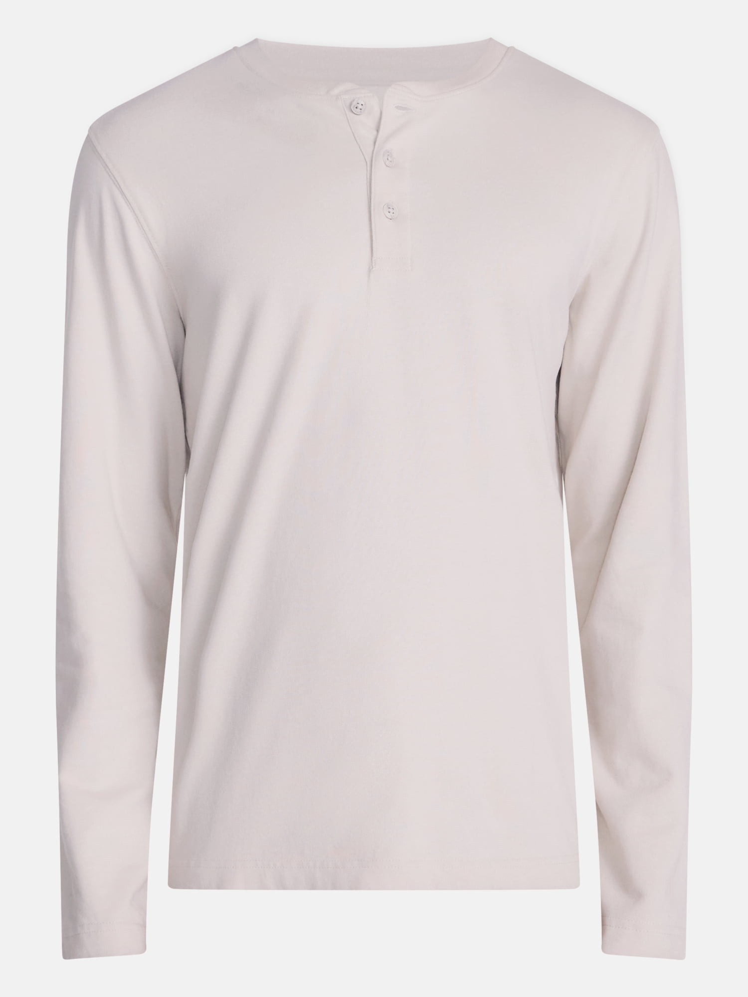 George Men's Henley Shirt with Long Sleeves, Sizes S-5XB