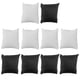 thumbnail image 1 of Almohada para exhibición de joyería, almohada para reloj, pulsera, almohada para sujetar, color blanco y negro, 10 Uds., 1 of 5