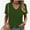 Green, variant on Women's T Shirts V Neck Casual Short Sleeve Summer Basic Tops Tees
