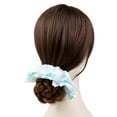thumbnail image 5 of YIFEI Floral Hair Tie Embroidered Lace Hair Scrunchie Ponytail Holder for Women, 5 of 5