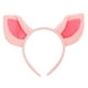 thumbnail image 1 of Diadema con orejas de cerdo para Halloween, disfraz de animal, diadema con orejas de cachorro rosa, accesorio para el pelo, actuación en el escenario (rosa), 1 of 5