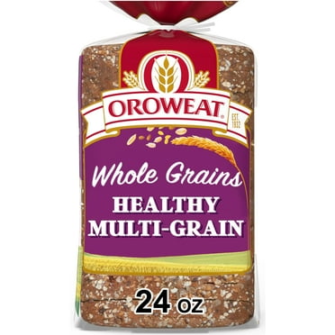 Oroweat Whole Grains Healthy Multi-Grain Bread, 24 oz, Multi-Grain Bread, Bag