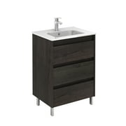 ROYO USA 24'' 3 DRAWER SANSA ESSENCE WENGE WITH CERAMIC TOP