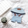 thumbnail image 1 of Camisa y pantalones de muñeca de peluche Hugo para muñecas de 15 cm y 17 cm con sombrero, 1 of 9