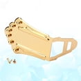 thumbnail image 4 of SHISUYAN Metal Solid Trapeze Tailpiece String Drawing Board for Jazz Guitar Use Golden 1 Set, 4 of 9