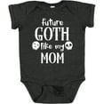 thumbnail image 3 of Inktastic Future Goth Like My Mom with Skulls Boys or Girls Baby Bodysuit, 3 of 5