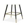 thumbnail image 5 of Baxton Studio Preston Modern Luxe and Glam Black Velvet Fabric Upholstered and Two-Tone Black and Gold Finished Metal, 5 of 7