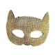thumbnail image 4 of Máscara de gato Máscara de animal, disfraz de banda elástica, máscara de media cara para baile de máscaras Fiesta temática de animales de Oro Yinane disfraz de gato, 4 of 8