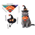 thumbnail image 3 of Kiddiway Halloween Hat and Bandana Costume – Accessory Set for Dogs and Cats, Perfect for Halloween Decor, Celebrations, and Trick-or-Treat Photos,C, 3 of 8