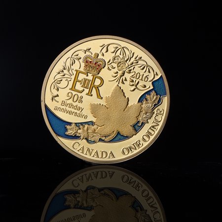 Er Queen 90th Anniversary Commemorative Collectible Coin Decoration Gold Walmart Canada Er Queen 90th Anniversary Commemorative Collectible Coin Decoration Gold Walmart Canada