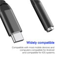 thumbnail image 4 of Sidaley Adaptador de cable de audio Baja pérdida Tipo-C a 3.5MM Adaptador de cable de audio Aleación de aluminio Trenzado DAC Transmisión de 32 bits Cables de audio/vídeo, 4 of 6