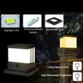 thumbnail image 3 of Outdoor Solar Lamp Post Light, 3 Color Temperature Decorative Outdoor Solar Post  Light Weather Proof  For Yard, 3 of 8