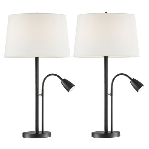 Lite Source - Nanette - 2 Light Table Lamp with Reading Lamp (Pack of 2)-27.5