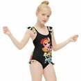 thumbnail image 6 of The Powerpuff Girls Girls Swimsuit Ruffle One-piece Beachwear Kids Cute Swimwear Summer Bathing Suit 8-10Y（130cm）, 6 of 8