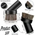 Universal Vacuum Attachment Kit Wet Dry Hose Adapter Extension Wand Flexible Crevice Tool 7 Pcs