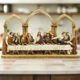 thumbnail image 2 of 12" Last Supper Decorative Statue with Arches, 2 of 2