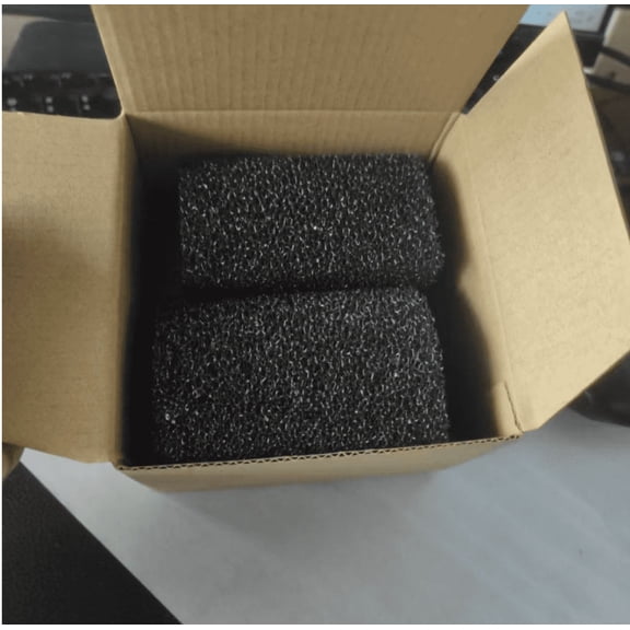 VNEKVA 2 Pcs Aquarium Bio Filter Sponge, Prefilter Foam Sponge for Fish Tank for Debris Filtration, Waste Collection and Water Purification