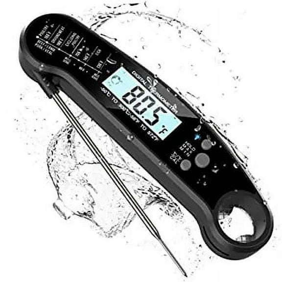 Digital Meat Thermometer with Probe, Instant Read Food Thermometer for BBQ, Kitchen Cooking, Baking, Liquids, Candy & Air Fryer