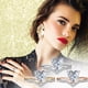 thumbnail image 4 of 511Wom Mujeres Tamaño Anillos Anillos de boda Rhinestone Joyería Oro BlancoPlata Anillos Corazón, 4 of 4