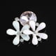 thumbnail image 5 of 10 Piezas De Aleación De De Imitación Botones De Cristal Adorno Joyería Haciendo Halzgos Para Manualidades De Bricoje 24 Mm BLESIY Joyería que hace los artes, 5 of 8