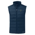 thumbnail image 2 of Men's Cutter & Buck Navy Hillsboro Hops Evoke Hybrid Eco Softshell Recycled Full-Zip Vest, 2 of 3