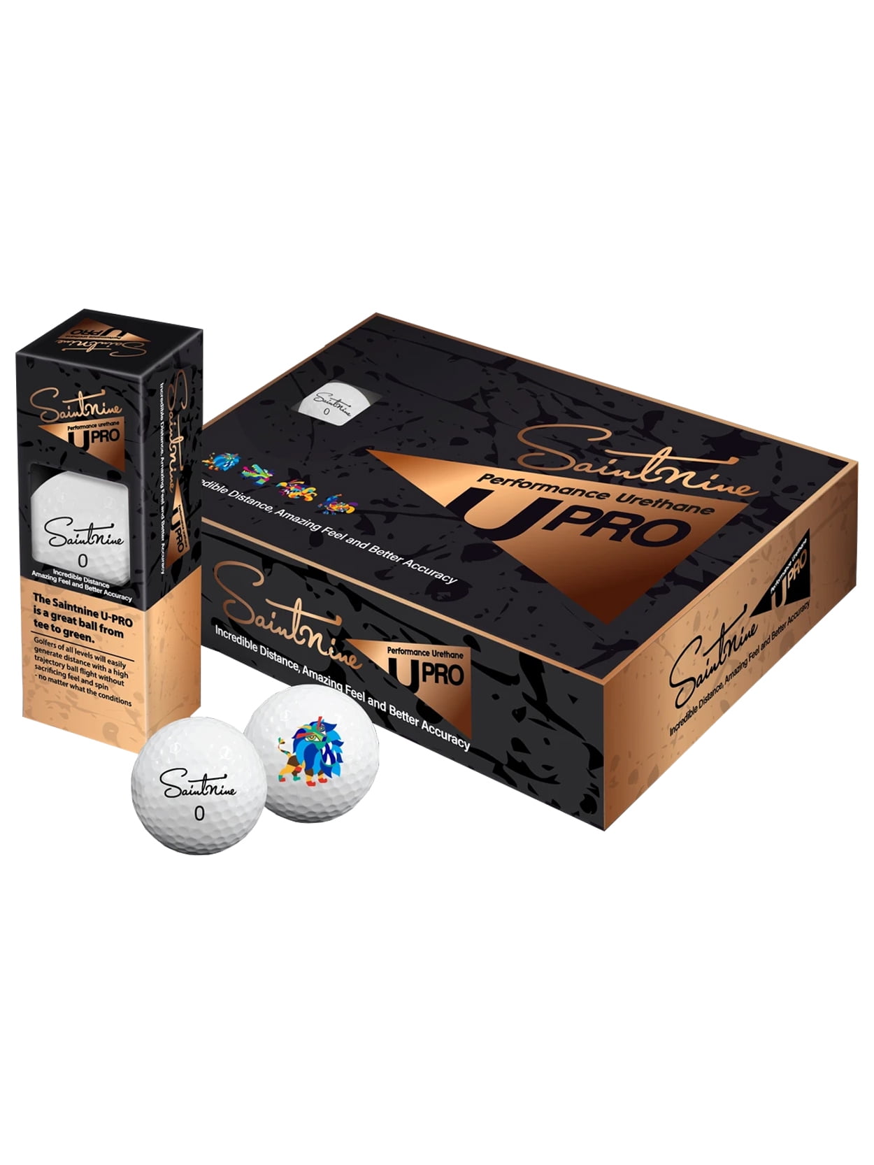 Saintnine UPro Performance Urethane Golf Balls (1 Dozen) White