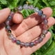 thumbnail image 5 of Pulsera de cristal colorida con turmalina natural, pulsera con cuentas de piedra natural, pulsera elástica para ansiedad y estrés, 5 of 6