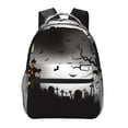 thumbnail image 1 of Fotbe Happy Halloween 1 Mochila Casual con Estampado para Escuela, Viajes y Actividades al Aire Libre - Duradera, Ligera y Cómoda, 1 of 5