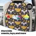 thumbnail image 5 of Naloa Mouse Cheese 2Pcs Anti-Kick Back Seat Cover Kick Mat, Car Seat Protector with 3 Storage Pockets, 5 of 8