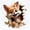Style 3, variant on Threns Cute Animal Pattern Toilet Sticker Waterproof Cat/Dog/Fox/Duck Style Bathroom Wall Sticker Background Decoration for Room Bathroom Toilet Lid Car