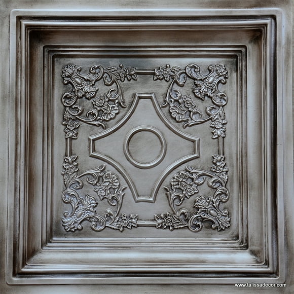 48 sq. ft. coverage, 12-pack Faux Tin Decorative Ceiling Tiles