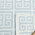 thumbnail image 3 of SAFAVIEH Montauk Alicia Geometric Cotton Area Rug, Light Blue/Ivory, 2'6" x 4', 3 of 5