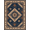 Blue Beige Orange, Pattern 3, variant on ODIKA 8'x10' Washable Area Rug Beige Vintage Distressed Ornate Scroll Border Orange Navy Boho Refined for Dining Room, Large Office, Lounge, Non-Slip Chair-Friendly Mat
