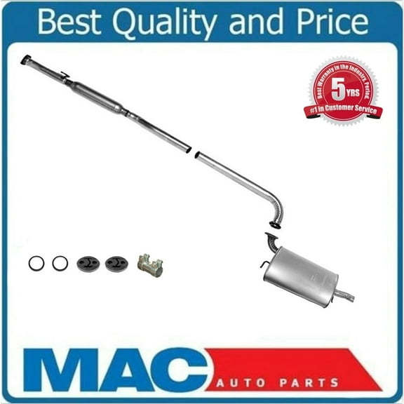 Fits 1998-1999 Toyota Camry 3.0L V6 Resonator Muffler Exhaust System