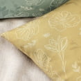 thumbnail image 4 of decorUhome Throw Pillow Covers 20x20 inch Decorative Pillow Covers for Couch Sofa Floral Pillowcase Indoor and Outdoor (Mustard Yellow), 4 of 10