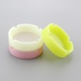 thumbnail image 4 of 1 Pc Round Silicone Ashtray Unbreakable Heat Resistant Cigar Ashtray Luminous Ash Container - 8.3x2.3cm (Pink), 4 of 7