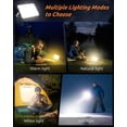 thumbnail image 3 of LED Camping Lantern Rechargeable, 20000mAh Portable Power Bank , IPX5 Waterproof Tent Light for Camping, Fishing, 3 of 5