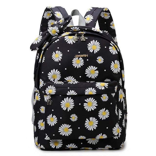 Daisy Sac à Dos Imprimé Tournesol Cartable pour Collège