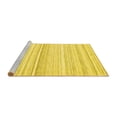 thumbnail image 2 of Ahgly Company Machine Washable Indoor Rectangle Abstract Yellow Contemporary Area Rugs, 7' x 10', 2 of 4
