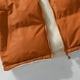 thumbnail image 6 of DDAPJ pyju Men's Sherpa Lined Puffer Jacket Winter Warm Quilted Coats Stand Collar Zip Up Jackets with Pockets Orange XL, 6 of 8