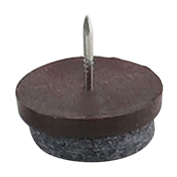 50 Pcs Nail-On Noise Reduction Felt Pads Heavy Duty Chair Leg Cushions Furniture Leg Bottom Feet Glides Floor Protectors