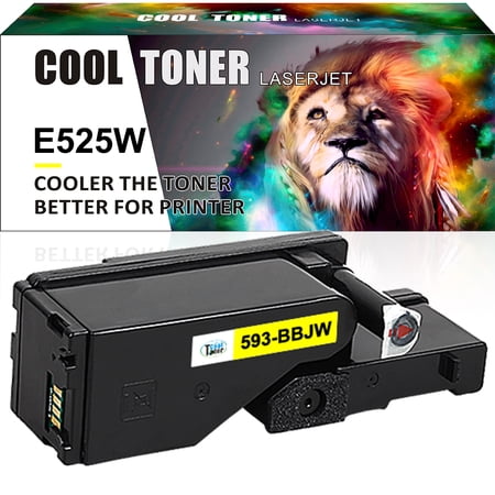 Cool Toner Compatible E525W Toner for Dell E525W E525 593-BBJW Replacement Color Printer Toner Ink Yellow  1-Pack price history on PriceWatchPro