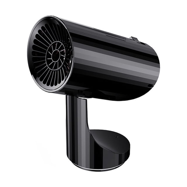 Black Car Heater For Winter Use With Defrosting And Demisting Capabilities Featuring Foldable Design And 150W Power For Easy Installation