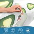 thumbnail image 4 of Yayeee Kitchen Valance Rod Pocket 54" x 18" Living Room Window Curtain, Avocado, 4 of 6
