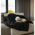 thumbnail image 2 of Luxe Faux faux Throw 50x60 Natural Sheepskin 1 Piece Classic Style, 2 of 5