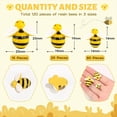thumbnail image 2 of 120 Piezas de Decoración de Abejorros, Abejas de Resina para Manualidades, Pequeños Adornos de Abejas de Plástico para Decoraciones, 2 of 5